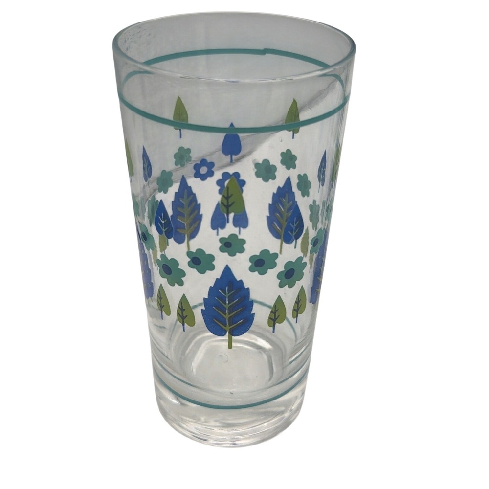 Vintage Marcrest Swiss Alpine Glasses 12oz Tumblers Set of 6 MCM Drinkware